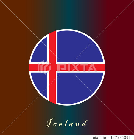 iceland flag simple icon symbol design iceland flag simple icon symbol design 127584091