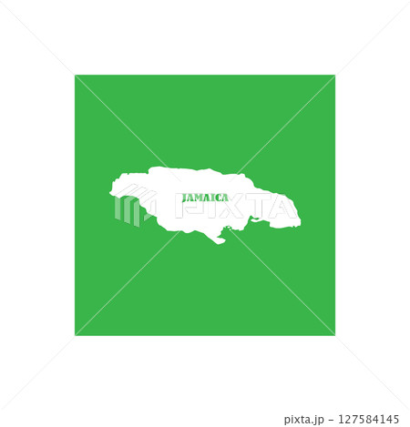 jamaica country map icon 127584145