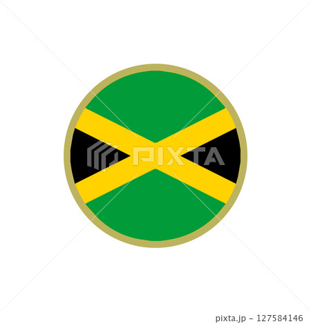 Jamaica flag icon illustration 127584146