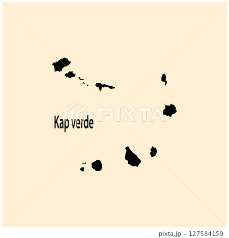 cap verde islands map icon cap verde islands map icon 127584159