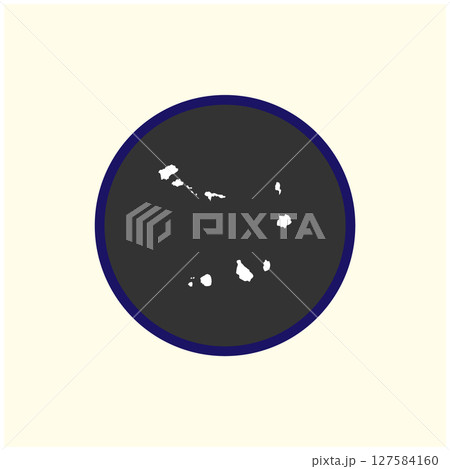 cap verde islands map icon cap verde islands map icon 127584160