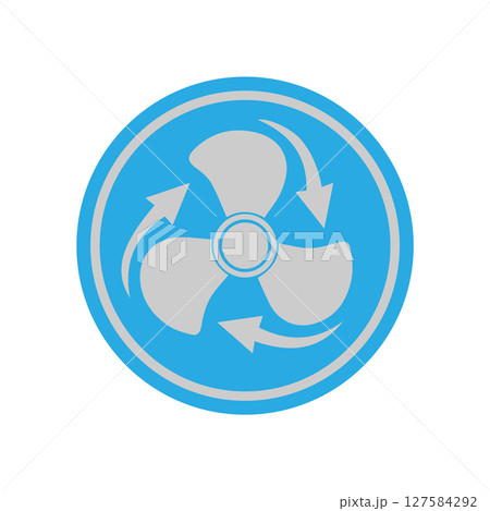 ship propeller symbol icon vectors illustration ship propeller symbol icon vectors illustration 127584292