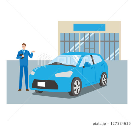 カーディーラーの男性スタッフ 127584639