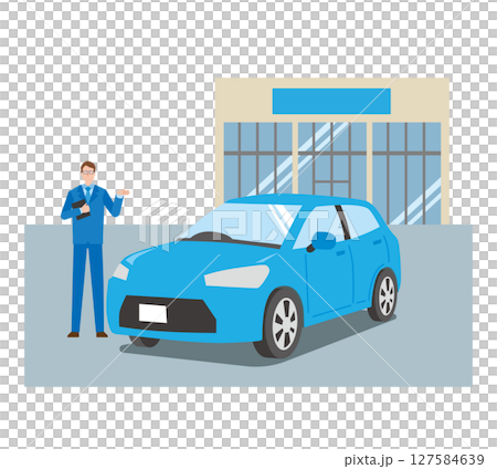 カーディーラーの男性スタッフ 127584639