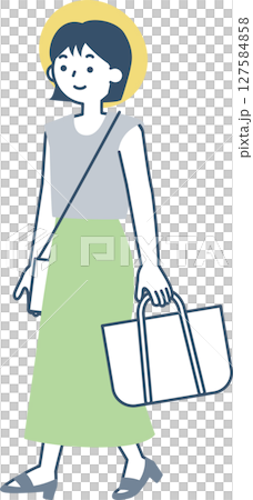 young woman traveling 127584858