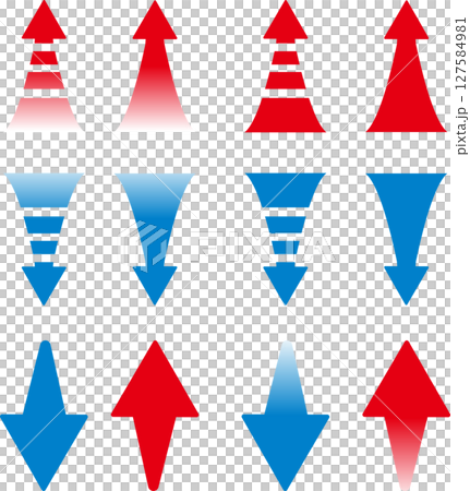 矢印 アイコン 飾り あしらい ピクトグラム ビジネス イラスト素材セット 矢印 アイコン 飾り あしらい ピクトグラム ビジネス イラスト素材セット 127584981