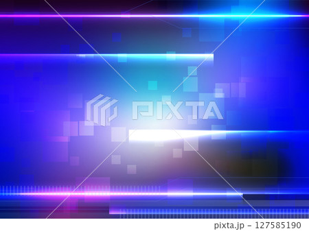 Abstract Vector Futuristic Digital Network Background with Cyber Light Trails and AI Data Flow, illustration vector design background Abstract Vector Futuristic Digital Network Background with Cyber Light Trails and AI Data Flow, illustration vector design background 127585190