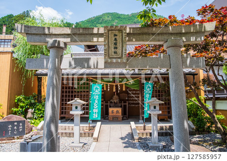 下呂温泉街の風景『かえる神社』 127585957