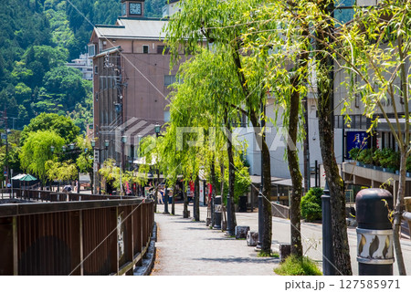 温泉街の風景【下呂温泉】《岐阜県下呂市》 温泉街の風景【下呂温泉】《岐阜県下呂市》 127585971
