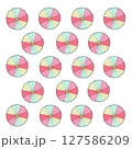 たくさんの練り切り（毬） 127586209