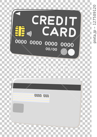 クレジットカード（表面・裏面） 127589120