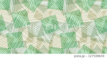 幾何学イラストパターン　背景素材 127589630
