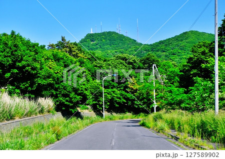 室蘭市測量山の風景 室蘭市測量山の風景 127589902