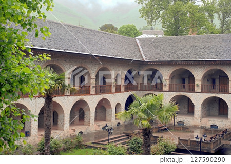An ancient caravanserai in the city of Sheki in western Azerbaijan. 127590290