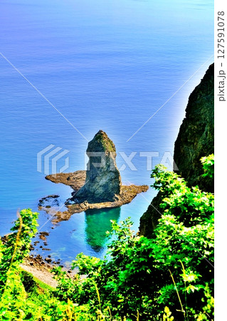 室蘭市　ローソク岩展望台からの絶景 127591078