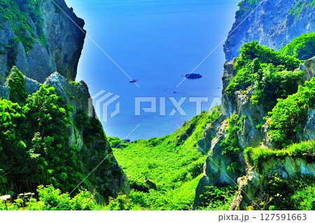 室蘭市 絵鞆半島外海岸(ハルカラモイ)の絶景 室蘭市 絵鞆半島外海岸(ハルカラモイ)の絶景 127591663