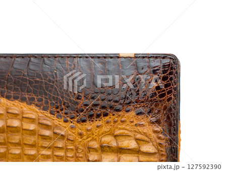 Men's crocodile folding wallet. Men's crocodile folding wallet. 127592390