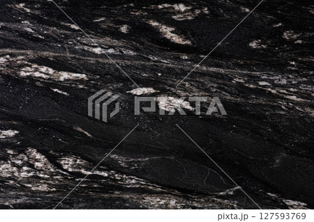 Elegant Cosmic Black - granite background, texture in classic tone for your creative interior work. Elegant Cosmic Black - granite background, texture in classic tone for your creative interior work. 127593769