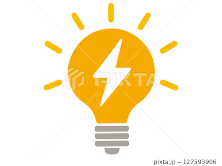 ひらめき,電球,電気,充電,思いつく,発見,なるほど,発明,明るい,光る,豆電球,名案,アイデア 127593906