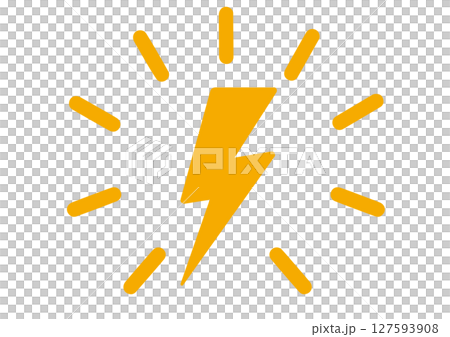Electricity, charging, power, thunder, lightning, charge, thunder, power, mark, symbol, sign, simple, icon 127593908