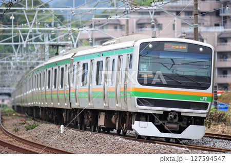 東海道本線　真鶴　JR東日本　E231系1000番台　S-05編成（国府津） 127594547