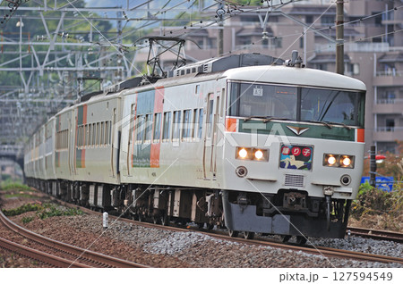 東海道本線 真鶴 JR東日本 185系 A3編成(大宮) 踊り子 東海道本線 真鶴 JR東日本 185系 A3編成(大宮) 踊り子 127594549