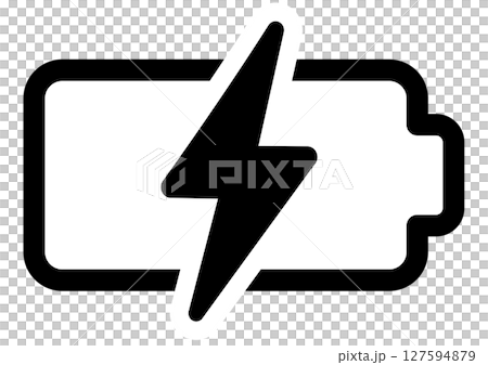 充電,充電中,充電器,マーク,バッテリー,チャージ,電源,電池,電気,チャージャー,電力,電池切れ, 127594879
