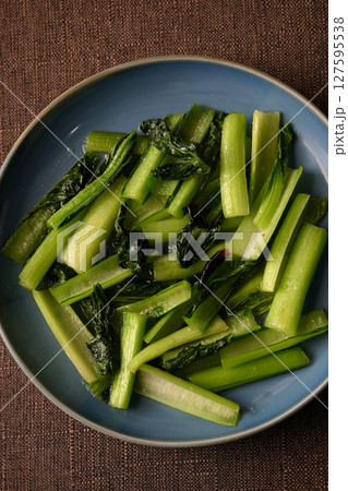 小松菜の青菜炒め 小松菜の青菜炒め 127595538