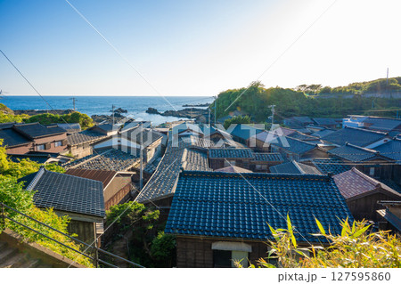 佐渡島 夕暮れの宿根木 佐渡島 夕暮れの宿根木 127595860
