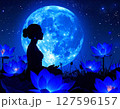 月夜の瞑想 127596157