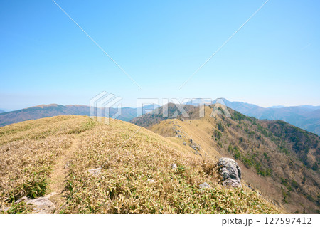 三嶺〜剣山の縦走路 三嶺〜剣山の縦走路 127597412