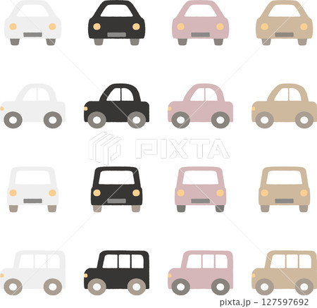 いろいろな車のアイコンセット 127597692