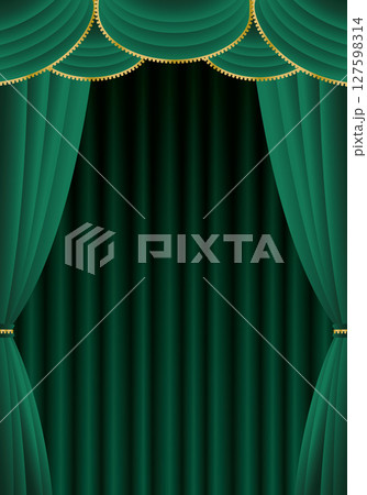 緑の幕・緑のカーテン(タテ) 緑の幕・緑のカーテン(タテ) 127598314