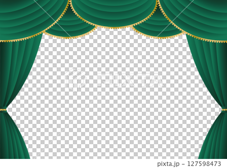 綠幕/綠幕（橫）背景白 127598473