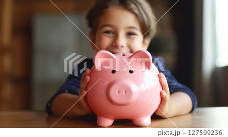 piggy bank money savings coin, ai 127599236