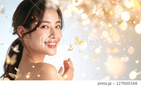 美しい女性 127600166