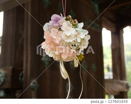 紫陽花の手毬花 紫陽花の手毬花 127601850