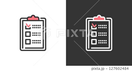 チェックシートアイコン 127602484