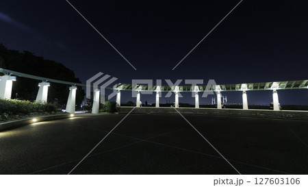 港の見える丘公園の夜景 港の見える丘公園の夜景 127603106