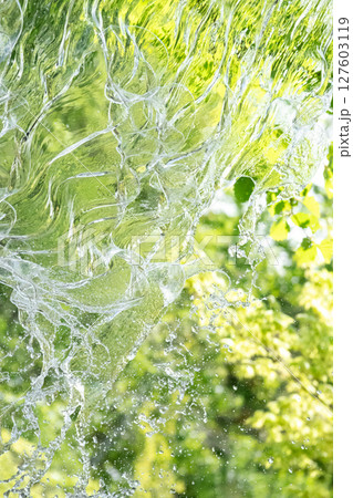 森と水 縦構図 森と水 縦構図 127603119