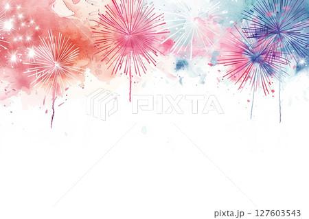 夜空に打ち上がる花火 generative ai 夜空に打ち上がる花火 generative ai 127603543