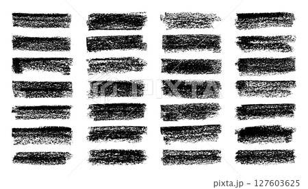 Grunge brush strokes, lines, ink smudges, hand-drawn scribble shapes. Handmade sketchy marks, acrylic stains, charcoal streaks. Paint textures, dry brush effect. Marker underline. Vector illustration Grunge brush strokes, lines, ink smudges, hand-drawn scribble shapes. Handmade sketchy marks, acrylic stains, charcoal streaks. Paint textures, dry brush effect. Marker underline. Vector illustration 127603625