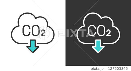 CO2削減アイコン 127603846
