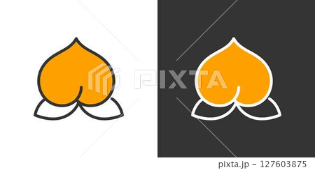 桃のアイコン 桃のアイコン 127603875