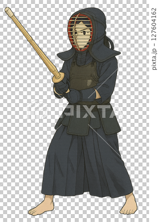 剣道をする女性 127604162