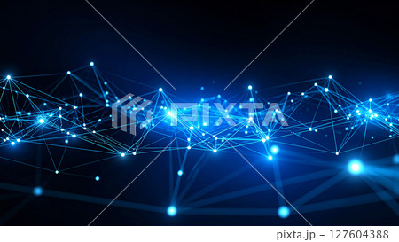 黒と青の抽象的な背景素材 黒と青の抽象的な背景素材 127604388