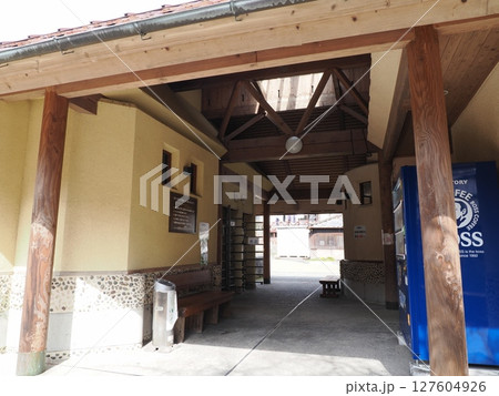 長湯温泉 町営温泉 長生湯 入口 大分県竹田市直入町大字長湯 長湯温泉 町営温泉 長生湯 入口 大分県竹田市直入町大字長湯 127604926