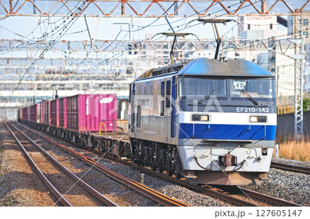 東海道本線　平塚　JR貨物　EF210-142（新鶴見） 127605147