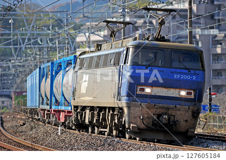 東海道本線　真鶴　JR貨物　EF200-2（吹田） 127605184