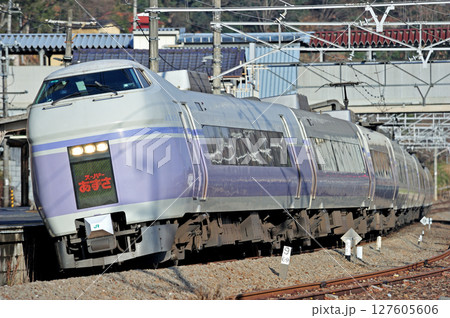 中央本線 上野原 JR東日本 E351系 S4編成(松本) スーパーあずさ 中央本線 上野原 JR東日本 E351系 S4編成(松本) スーパーあずさ 127605606